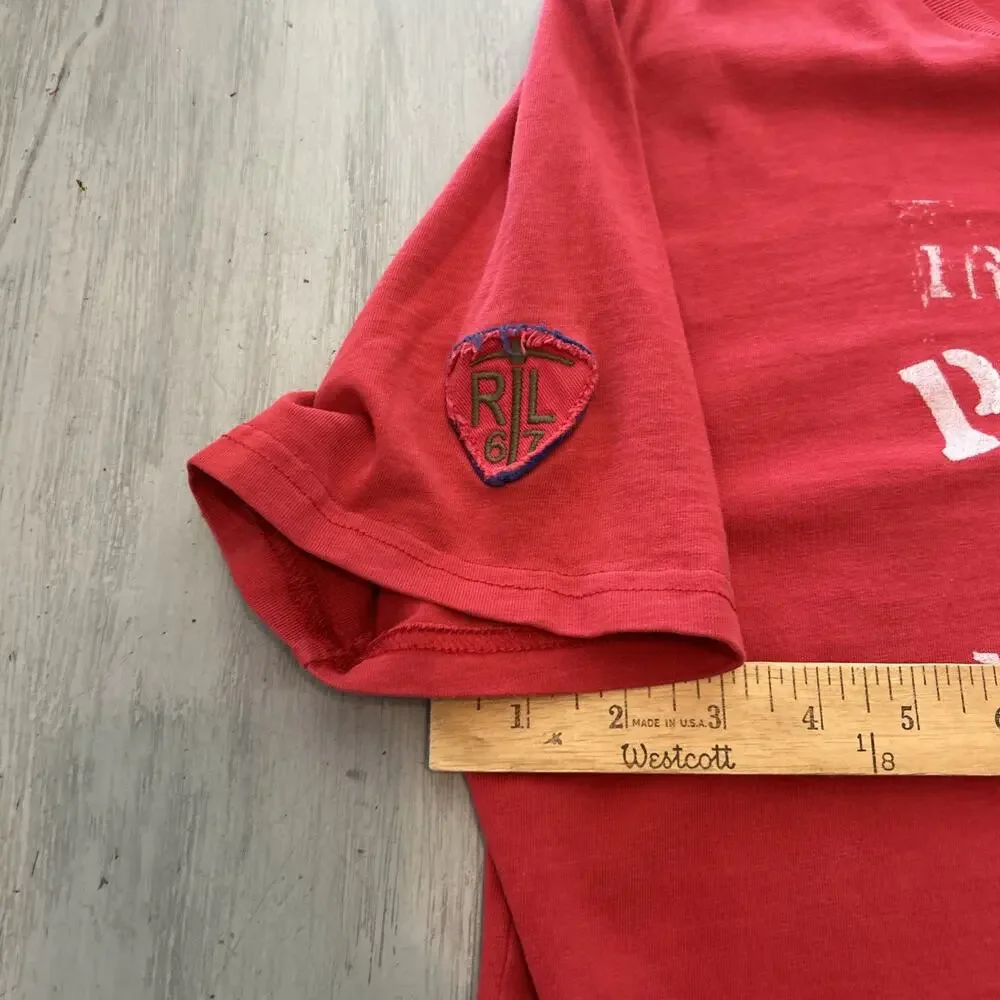 Vintage Polo Ralph Lauren Mountain Expedition Red Shirt RL Boys Sz XL 18 20